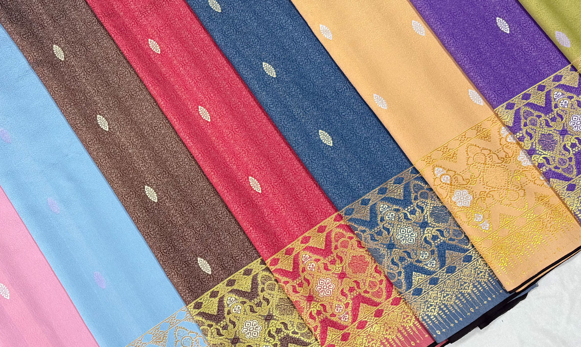 Nacionalna tradicionalna tkanina za sarong jugoistočne Azije