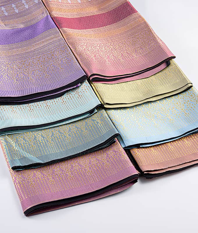 Popularna tradicionalna tajlandska tkanina za sarong Sve od poliesterske jacquard tkanine